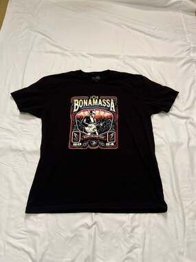 Joe Bonamassa Blues Deluxe Tour 2024 T-Shirt Size 2XL